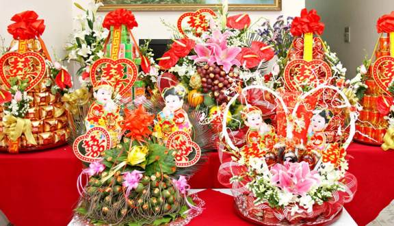 tráp lễ ăn hỏi