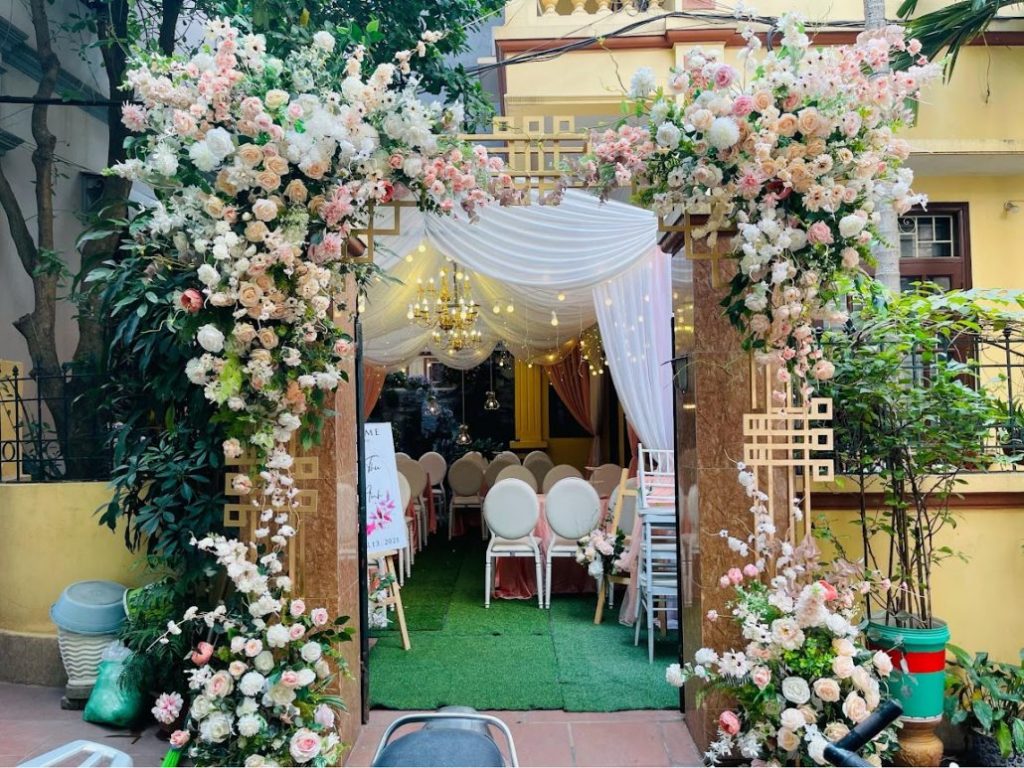 trang trí công hoa đám cưới