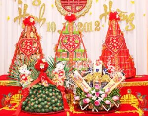 Lễ cưới hỏi gồm những gì?