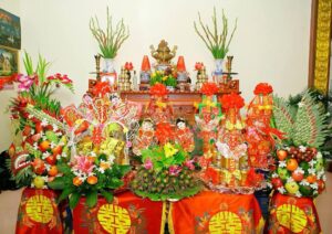 mâm lễ ăn hỏi