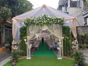 Cách trang trí rạp cưới đẹp