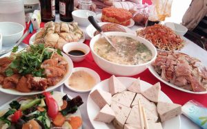 Món ăn cỗ tiệc