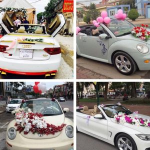 Dịch vụ trang trí xe hoa cưới