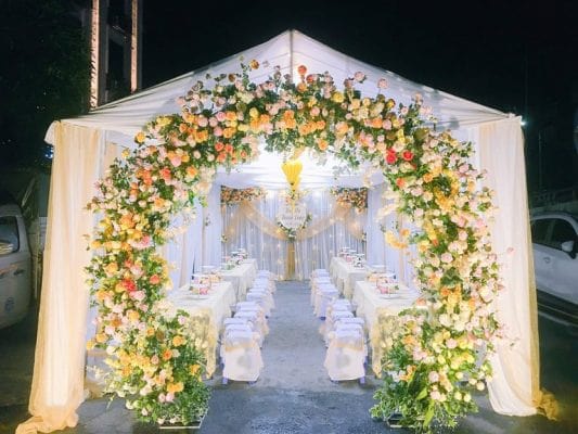 Rạp cưới đẹp tại Ba Đình