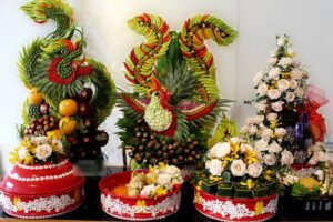 Dạy làm tráp ăn hỏi rồng phượng