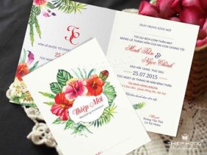 In thiệp cưới theo yêu cầu