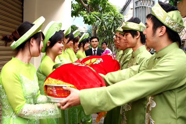 Dịch vụ đội bưng lễ cưới tại Cầu Giấy