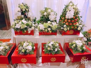 Thứ tự 9 tráp ăn hỏi