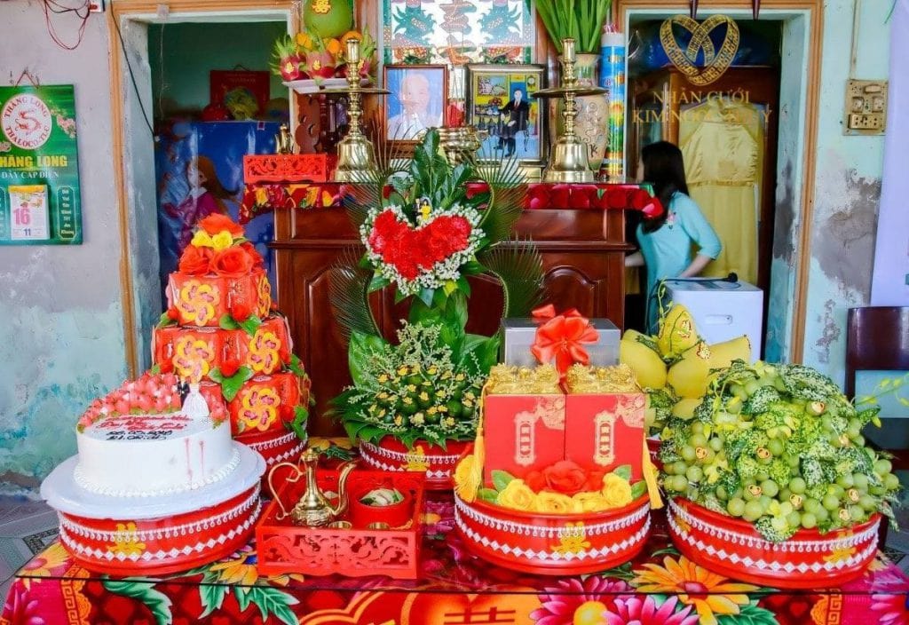 5 mâm quả cưới