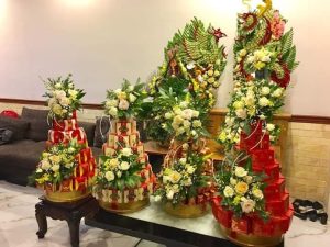 mâm quả đám cưới hỏi nha trang