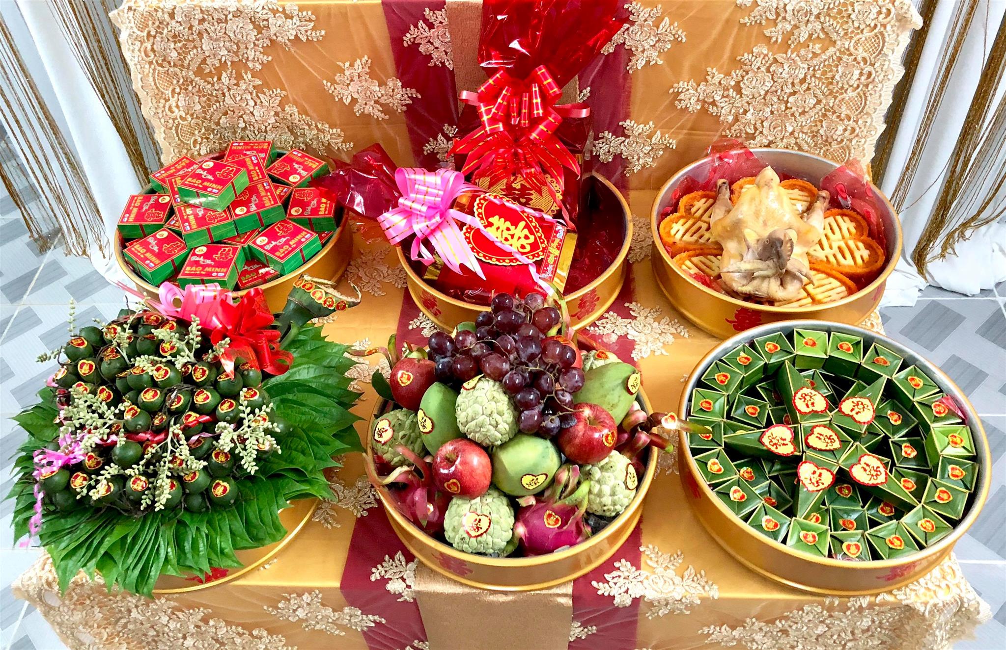 Dịch vụ mâm quả ngày cưới tại Ba Đình