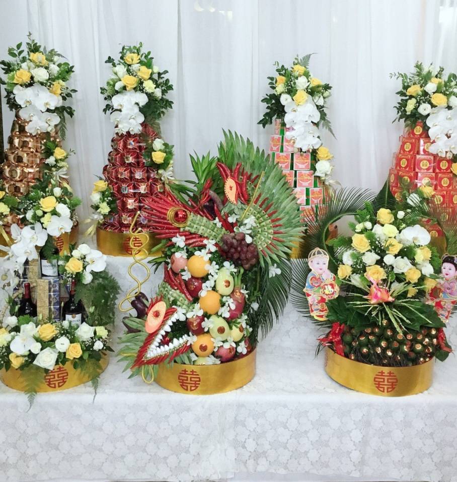 7 mâm quả đám hỏi