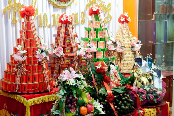 7 mâm quả đám hỏi