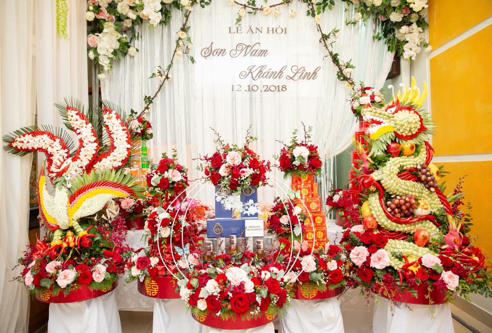 Cách làm mâm quả đám hỏi