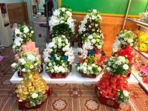 Thứ tự 9 tráp ăn hỏi