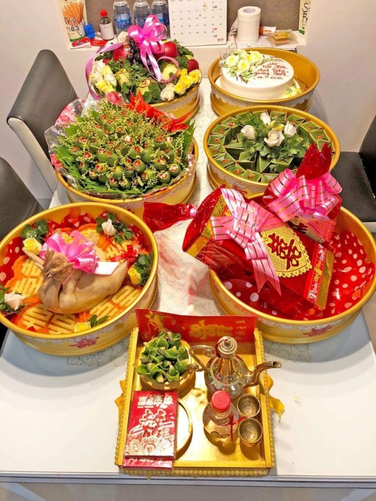 Dịch vụ mâm quả ngày cưới tại Sơn Tây