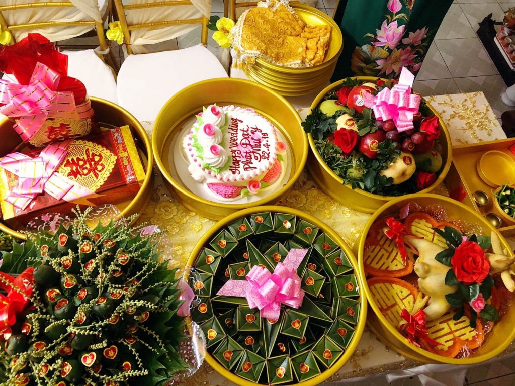 Dịch vụ mâm quả ngày cưới tại Cầu Giấy