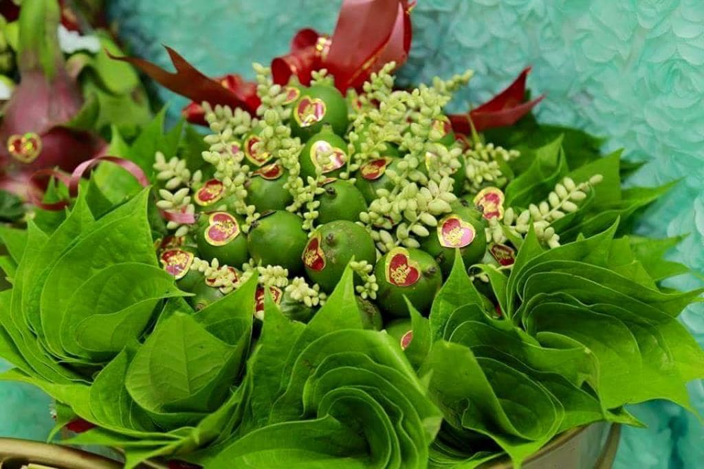 Mâm quả ăn hỏi