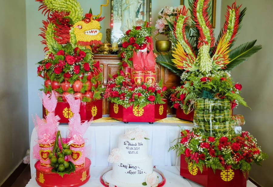 Mâm quả cưới đám hỏi