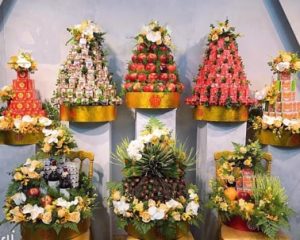 Mâm quả cưới hỏi miền tây