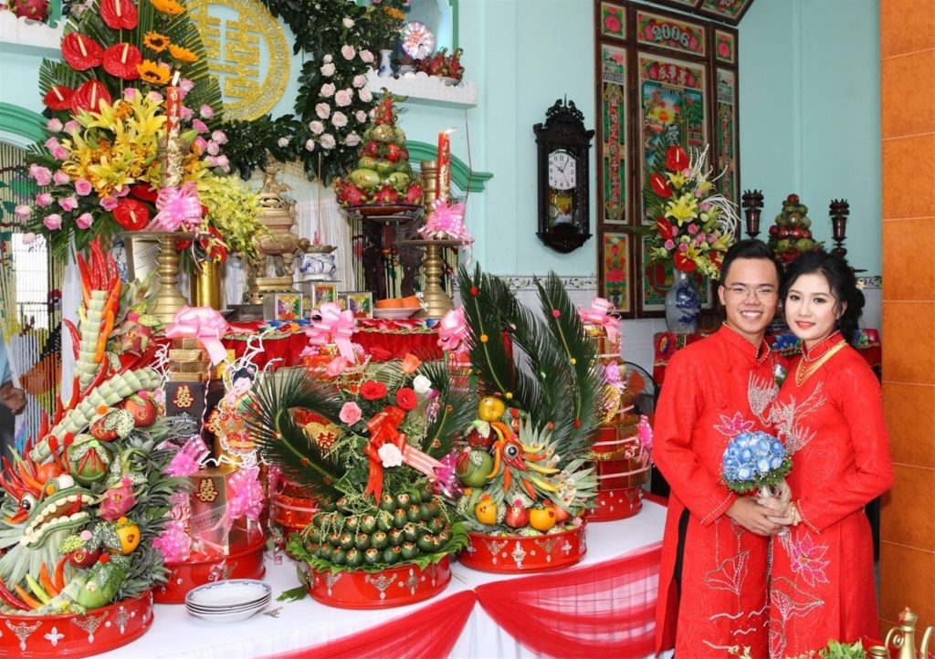 Mâm quả đám cưới miền tây gồm những gì