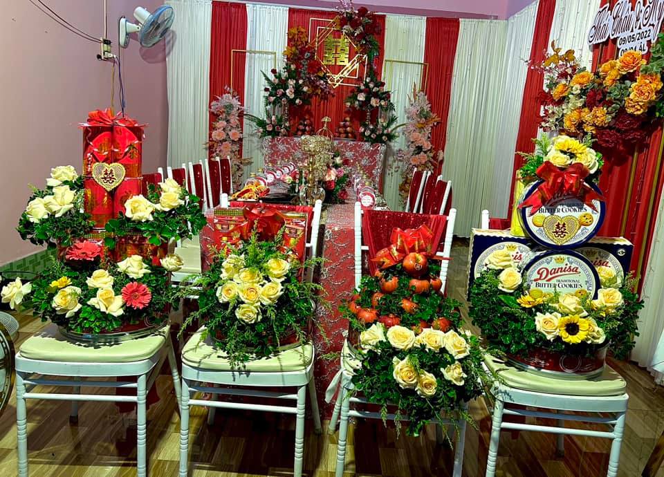 Mâm quả đám cưới tiếng anh