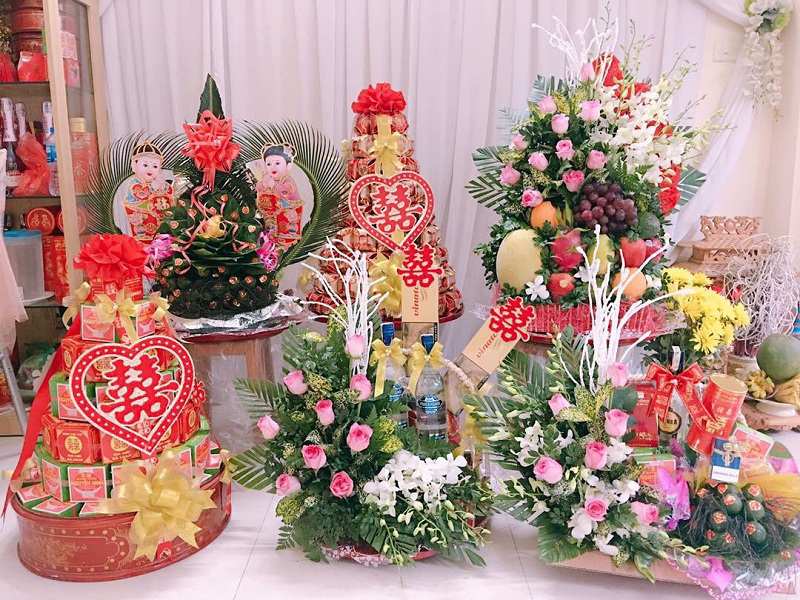 Dịch vụ mâm quả ngày cưới tại Phú Xuyên