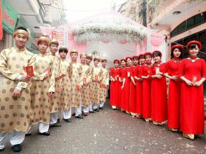 Dịch vụ đội bưng lễ cưới tại Chương Mỹ