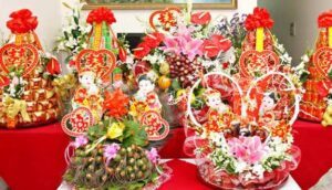 Mâm quả đám cưới hỏi miền nam