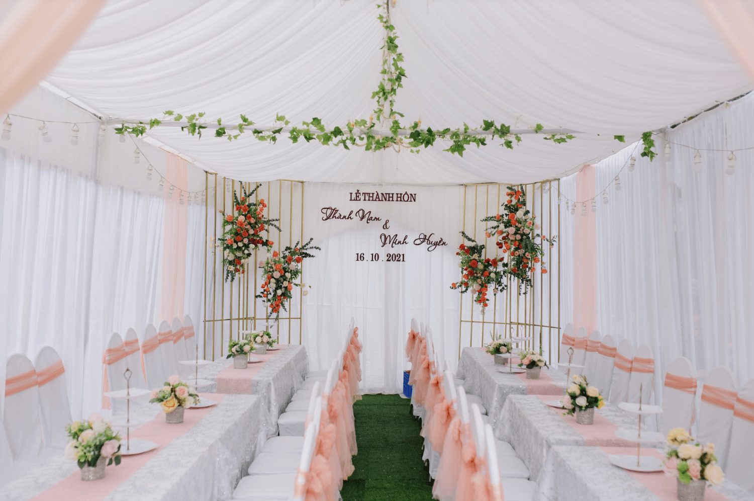 Rạp cưới đẹp tại Cầu Giấy