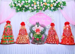 Mâm quả đám cưới hỏi có gì