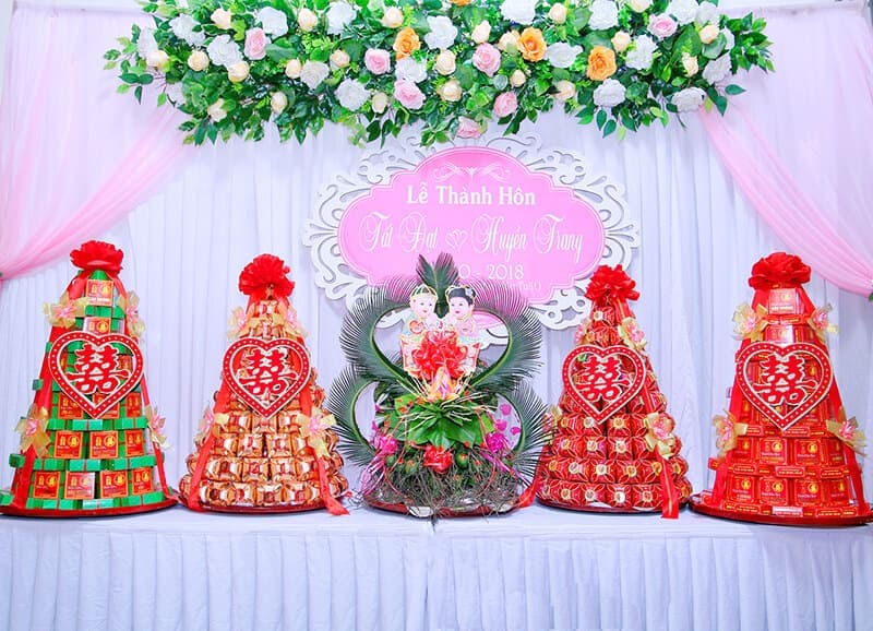 6 mâm quả ngày cưới gồm những gì