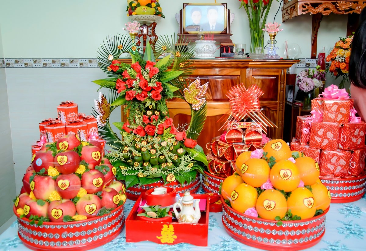 Dịch vụ mâm quả ngày cưới tại Phú Xuyên