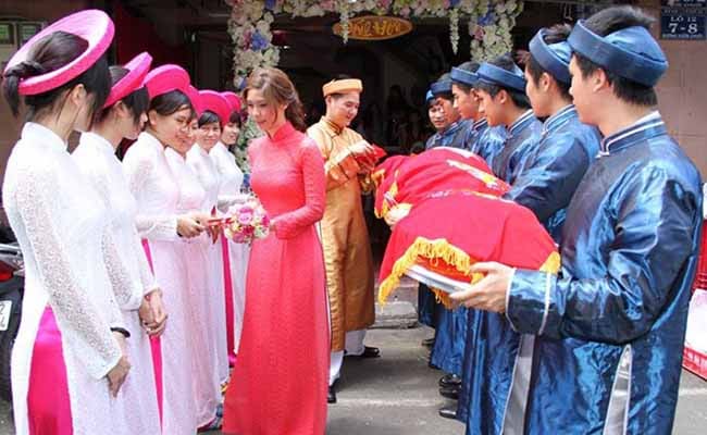 Dịch vụ đội bưng lễ cưới tại Sơn Tây