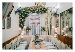 Mở dịch vụ trang trí tiệc cưới