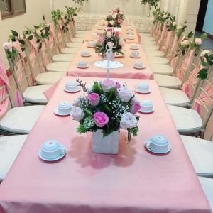 Trang trí bàn ghế gia tiên đám cưới