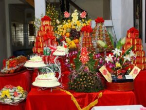 lễ ăn hỏi tại long biên