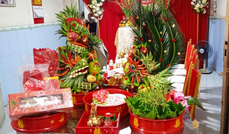 Dịch vụ mâm quả ngày cưới tại Cầu Giấy