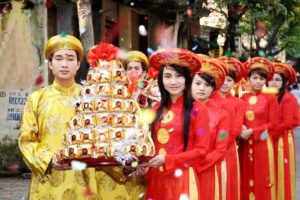 Dịch vụ đội bưng lễ cưới tại Hoài Đức