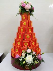 Tráp bánh kẹo ăn hỏi
