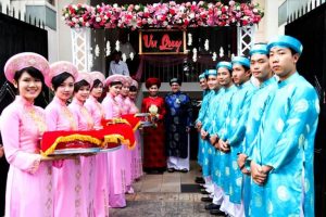 Dịch vụ đội bưng lễ cưới tại Đan Phượng