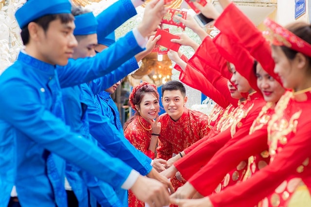 Dịch vụ đội bưng lễ cưới tại Đan Phượng