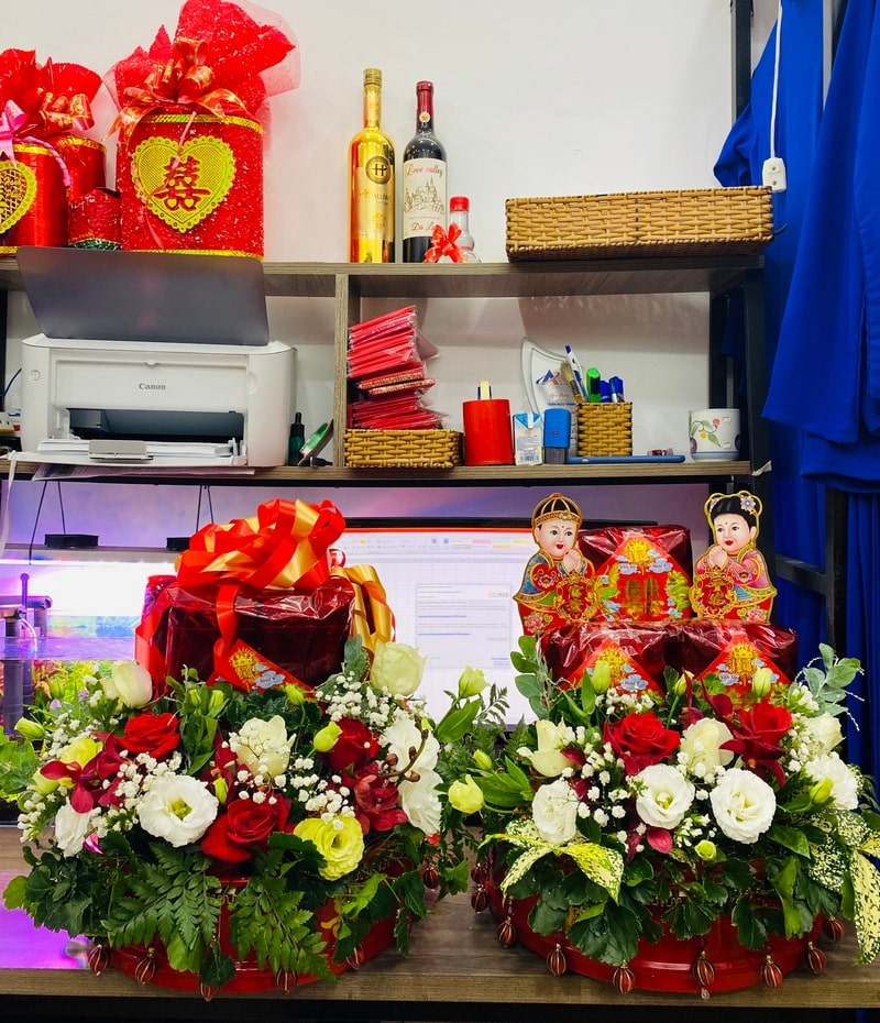 Dịch vụ mâm quả ngày cưới tại Hoàng Mai