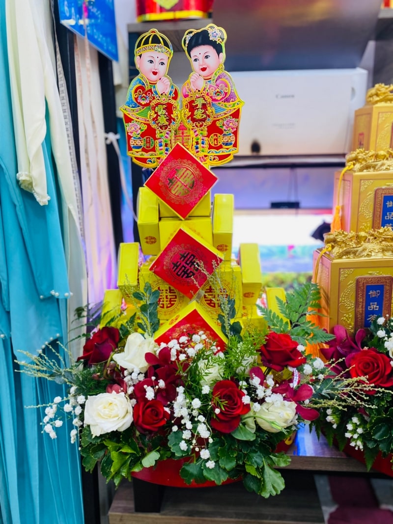 Dịch vụ mâm quả ngày cưới tại Long Biên