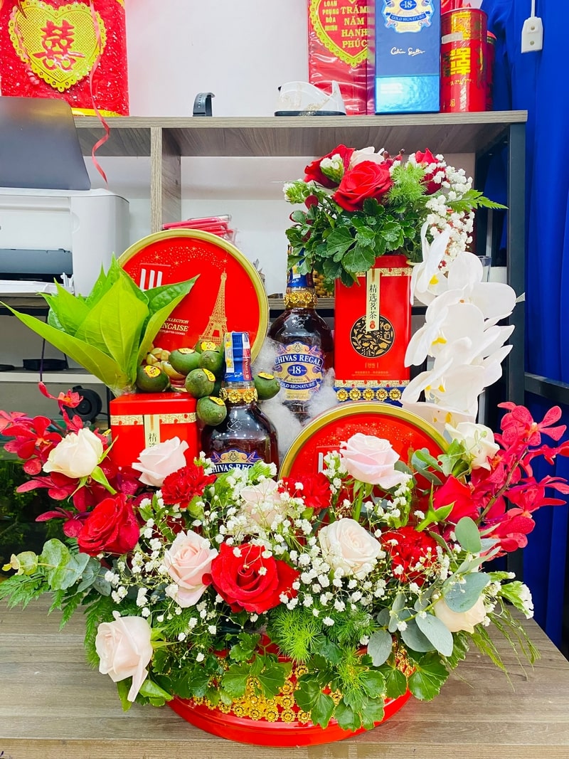 Dịch vụ mâm quả ngày cưới tại Ba Vì