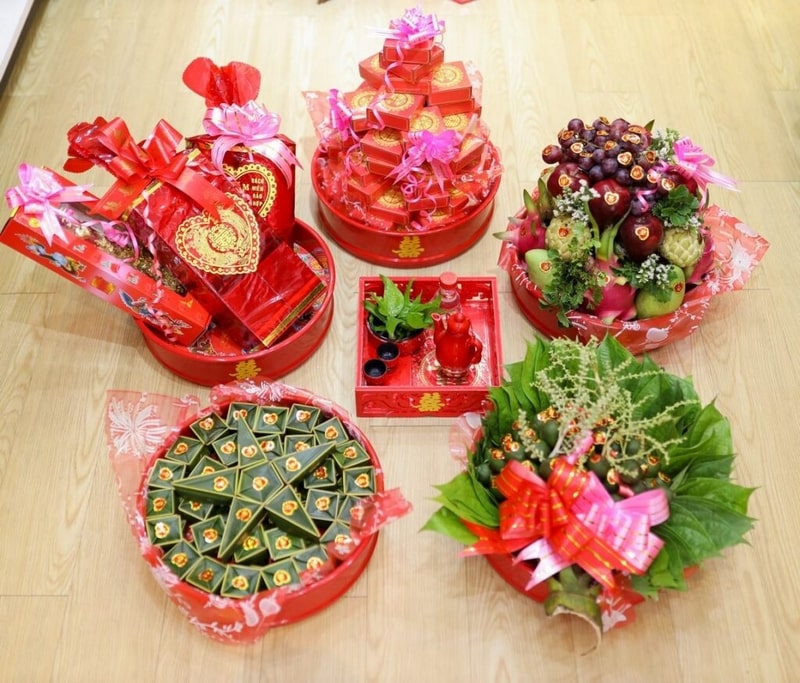 Dịch vụ mâm quả ngày cưới tại Ba Vì