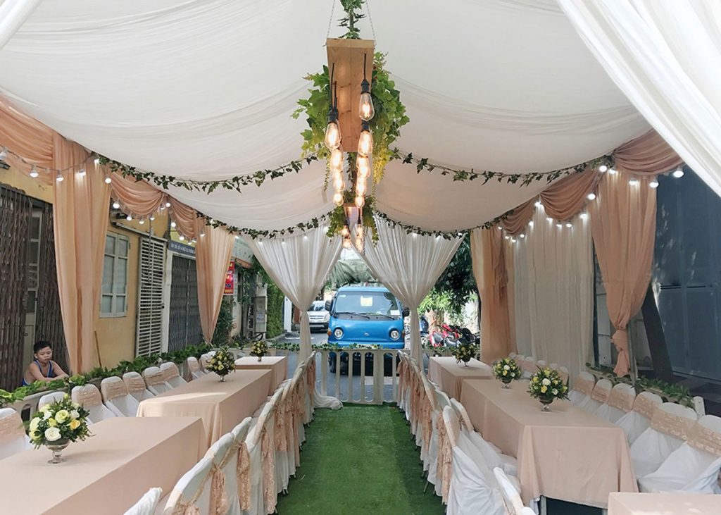 Dịch vụ trang trí đám cưới tại Mê Linh