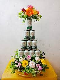 Xếp tráp bia ăn hỏi