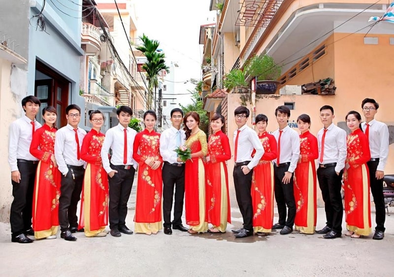 Dịch vụ đội bưng lễ cưới tại Mê Linh