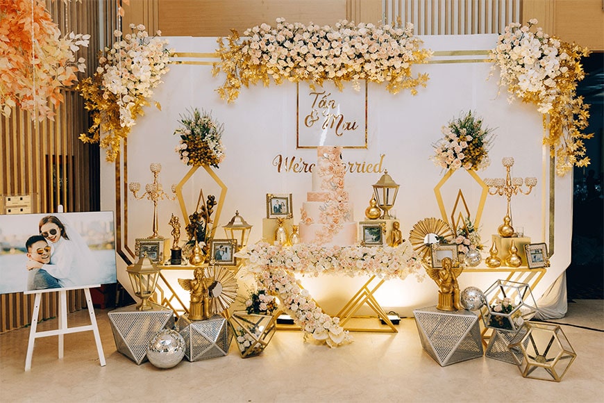 Dịch vụ trang trí đám cưới tại Mê Linh